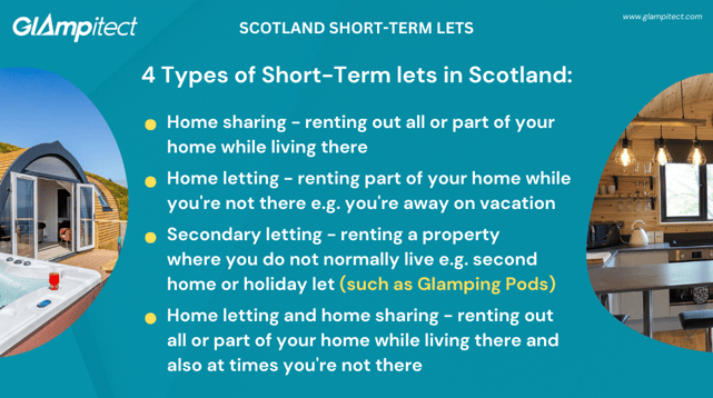 4 Types of Short-Term lets in Scotland Glamping Pods