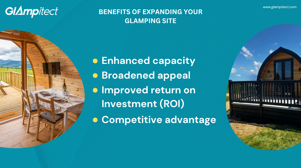 Benefits of expanding your glamping site