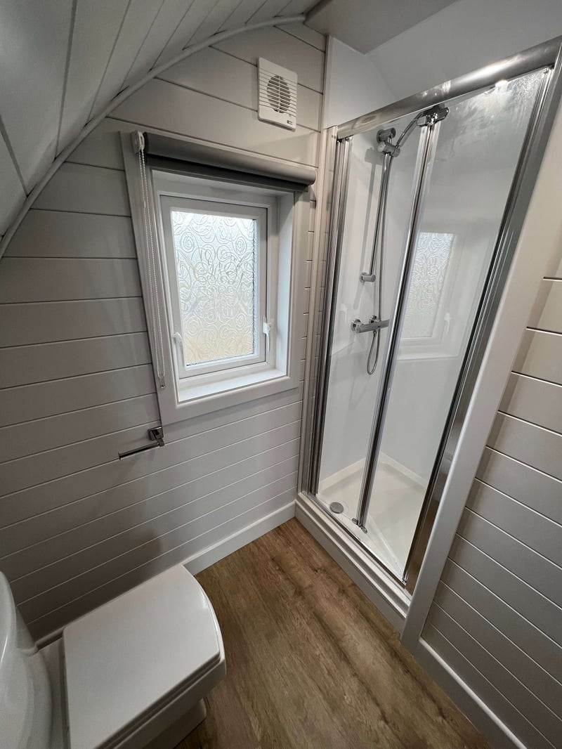 Private Bathroom Glamping Pod