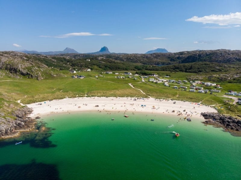 Glamping in Achemelvich Beach