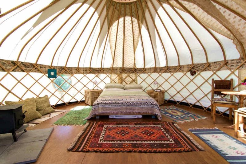Market glamping yurts