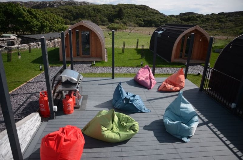 Communal area of NC500 pods