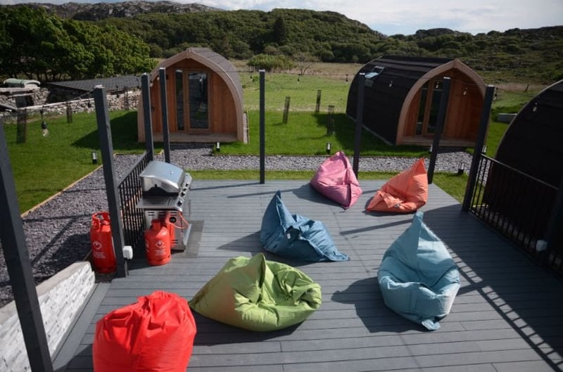 Communal area of NC500 pods