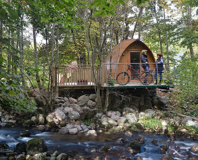 Glamping Pods bike access