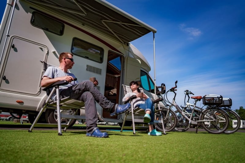 Setting a glamping site