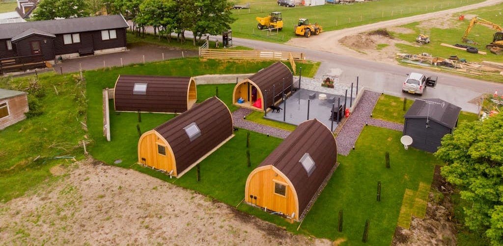 start glamping business website