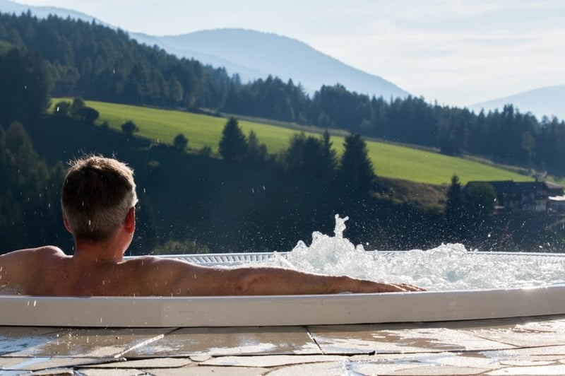 Glamping Holiday Things To Do Hot Tub in the Alps