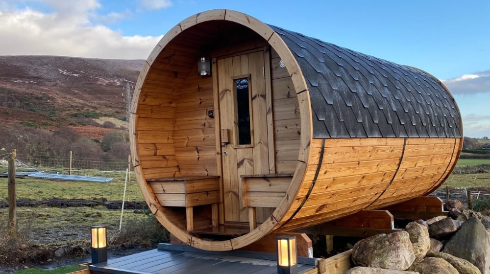 NC500 Pods Sauna Outside