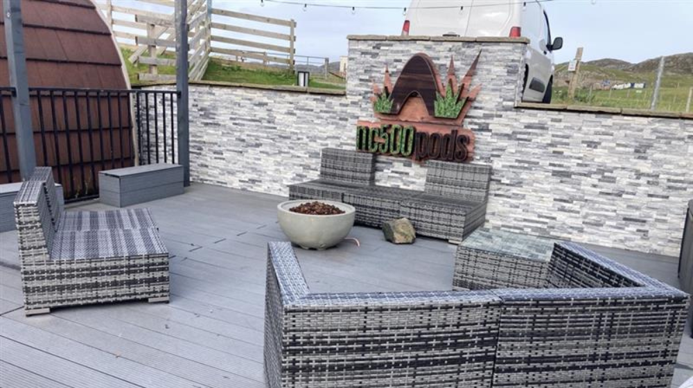 Outside Seating Area NC500 Pods