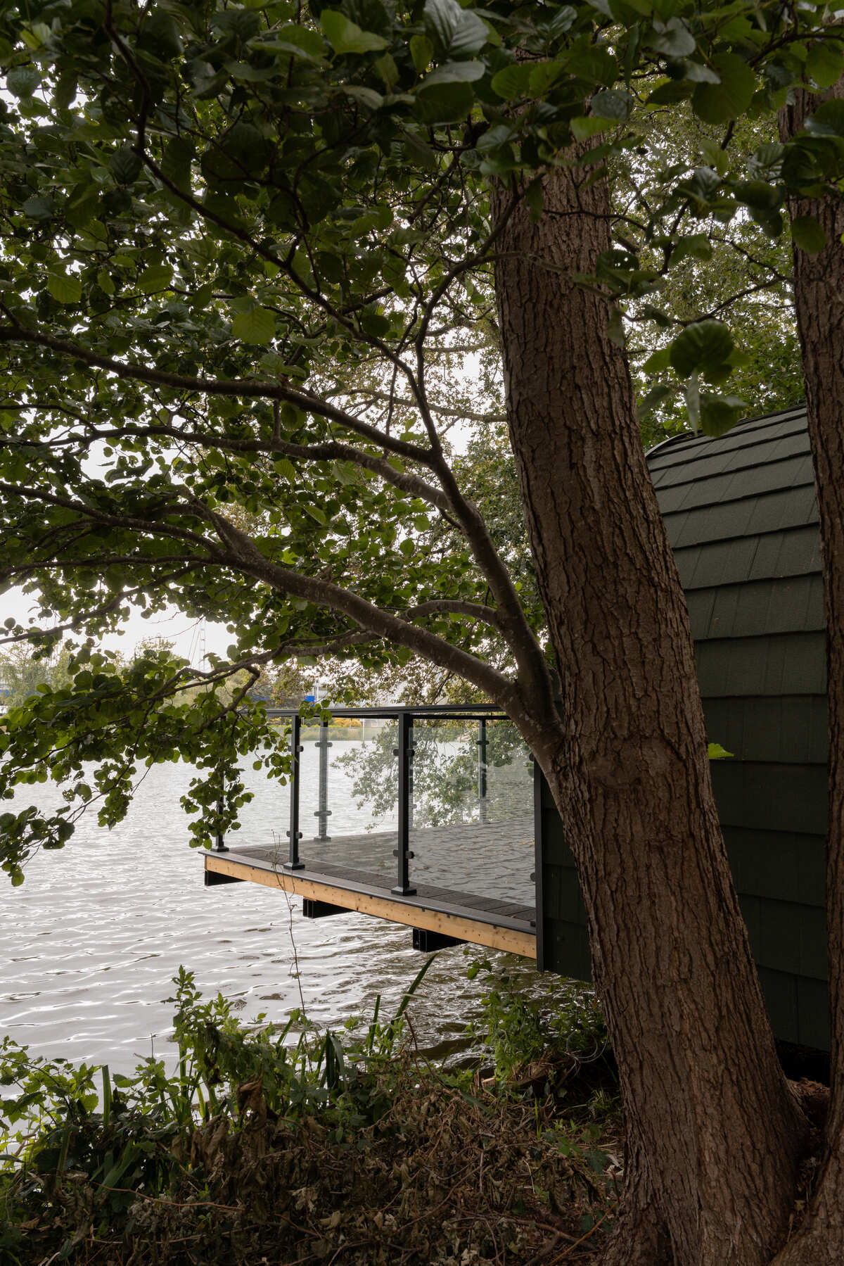 Outside a glamping pod with planning permission