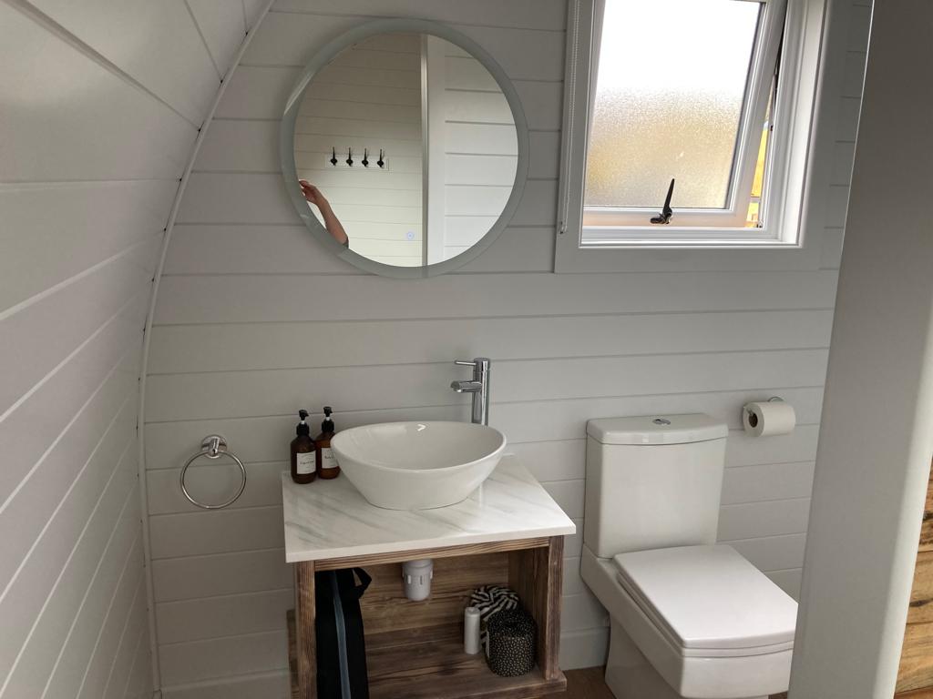 Glamping Private Bathroom