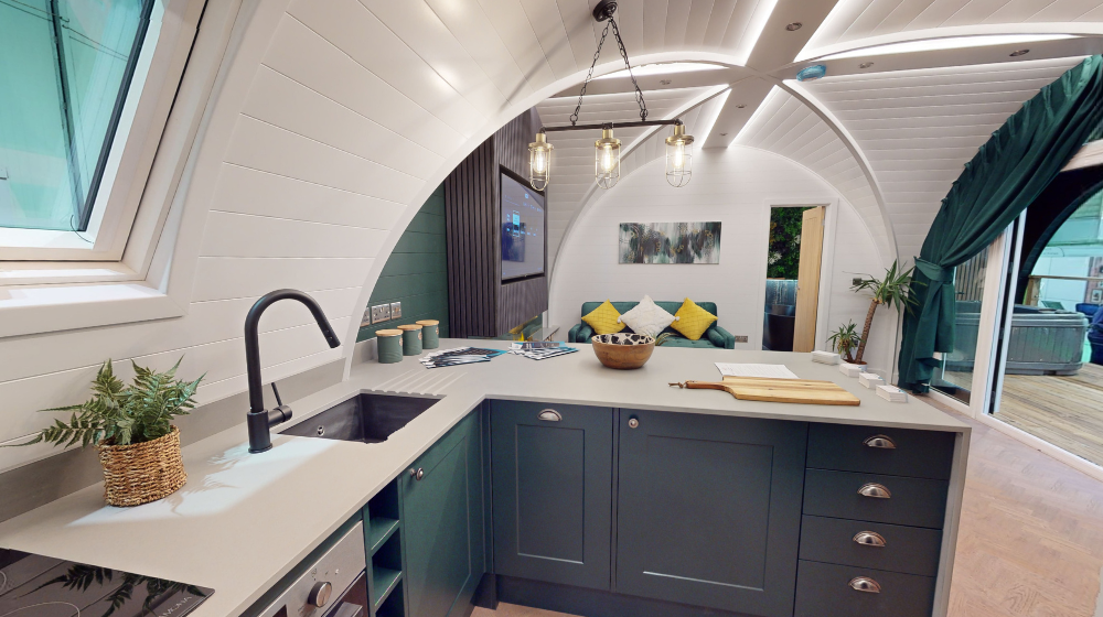 Resin Top Shaker Kitchen