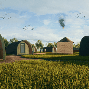 Glampitect Visual Glamping Pods Site Design