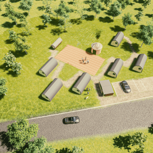 Glampitect Visual Glamping Pods Site Design