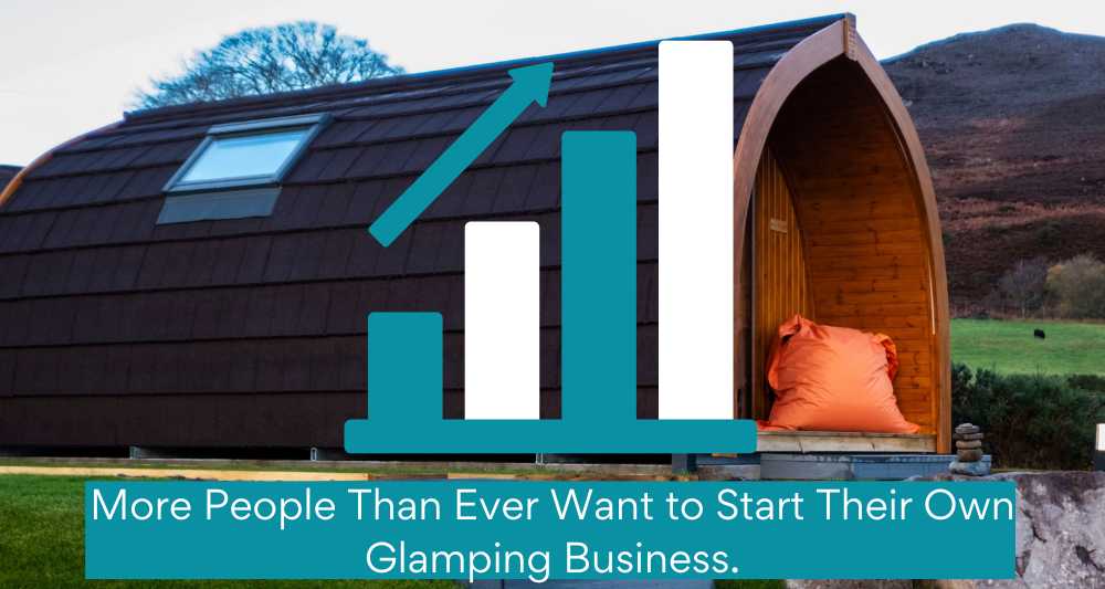 The glamping industry is continuing to boom, with unprecedented growth in recent months.