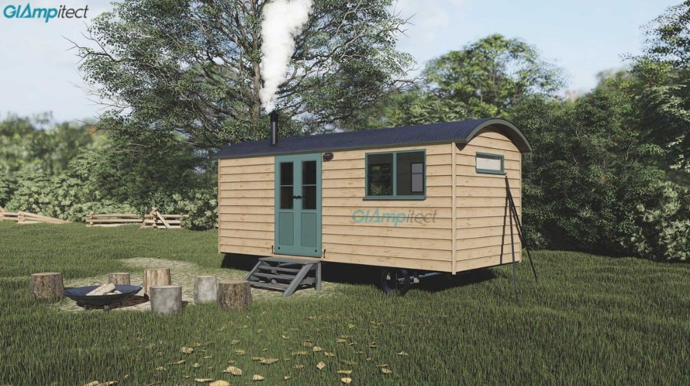 shepherds hut glampitect design